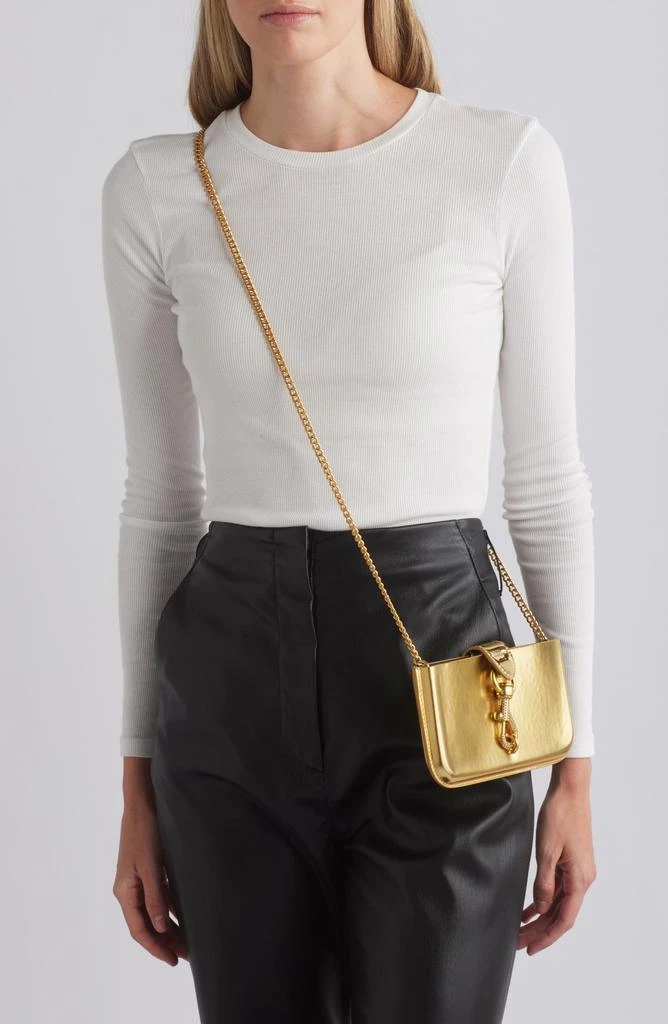 Rebecca Minkoff Crystal Embellished Dog Clip Crossbody Phone Bag 2
