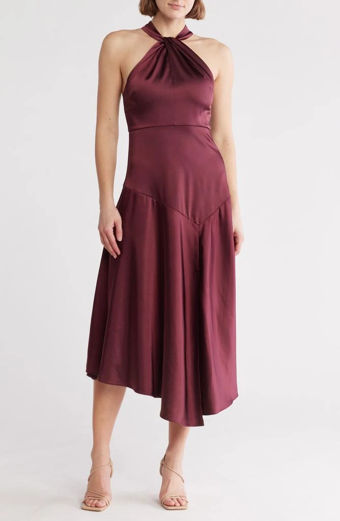 Ted Baker London Renon Halter Neck Satin Dress 1