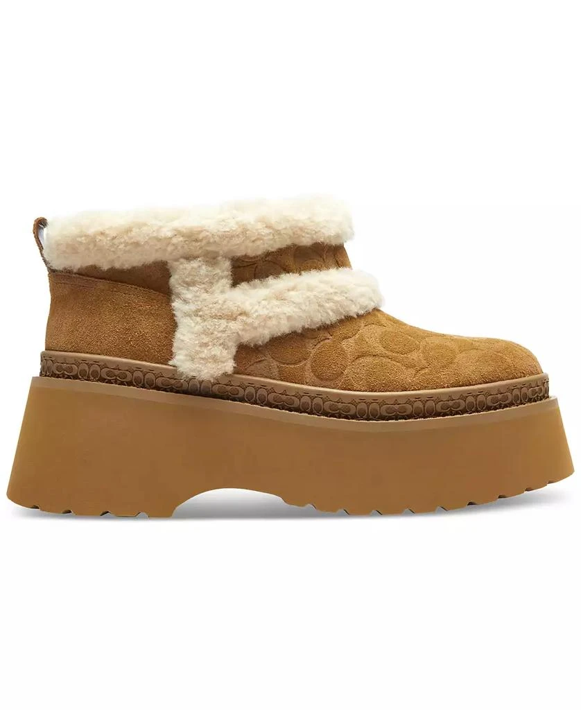 Coach Christina Signature Shearling Booties 2
