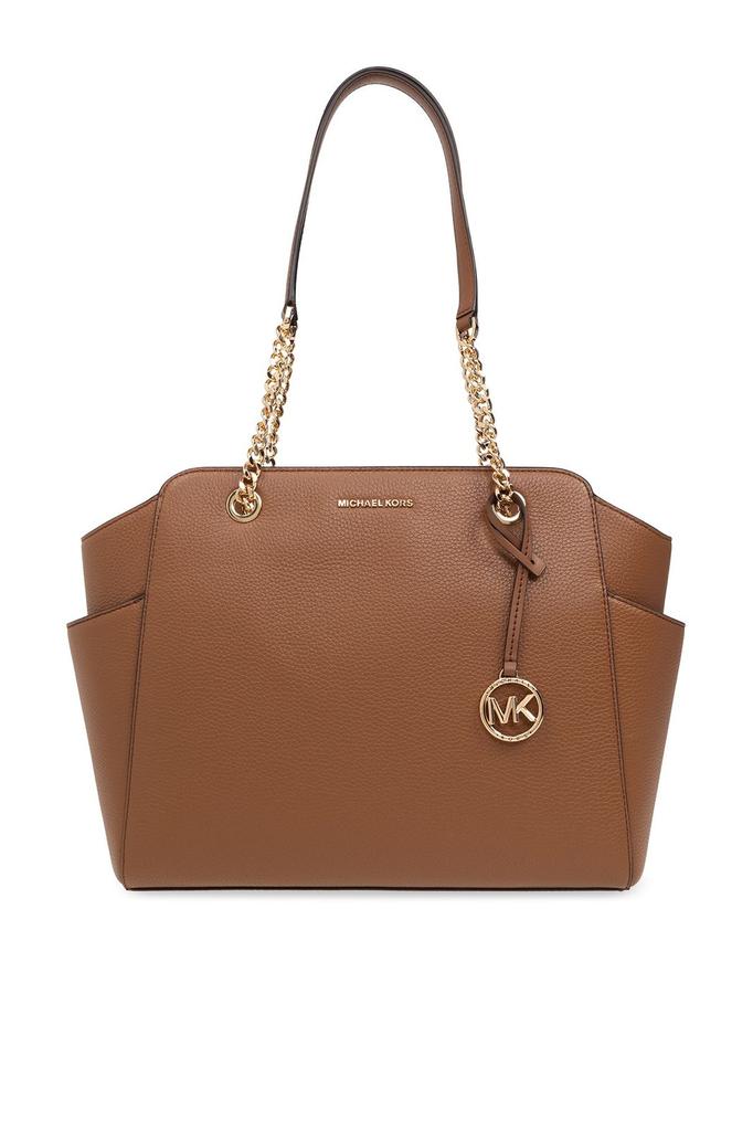 Michael Michael Kors Michael Michael Kors Jacquelyn Logo Charm Medium Tote Bag