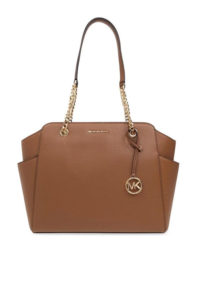 Michael Michael Kors Michael Michael Kors Jacquelyn Logo Charm Medium Tote Bag 1