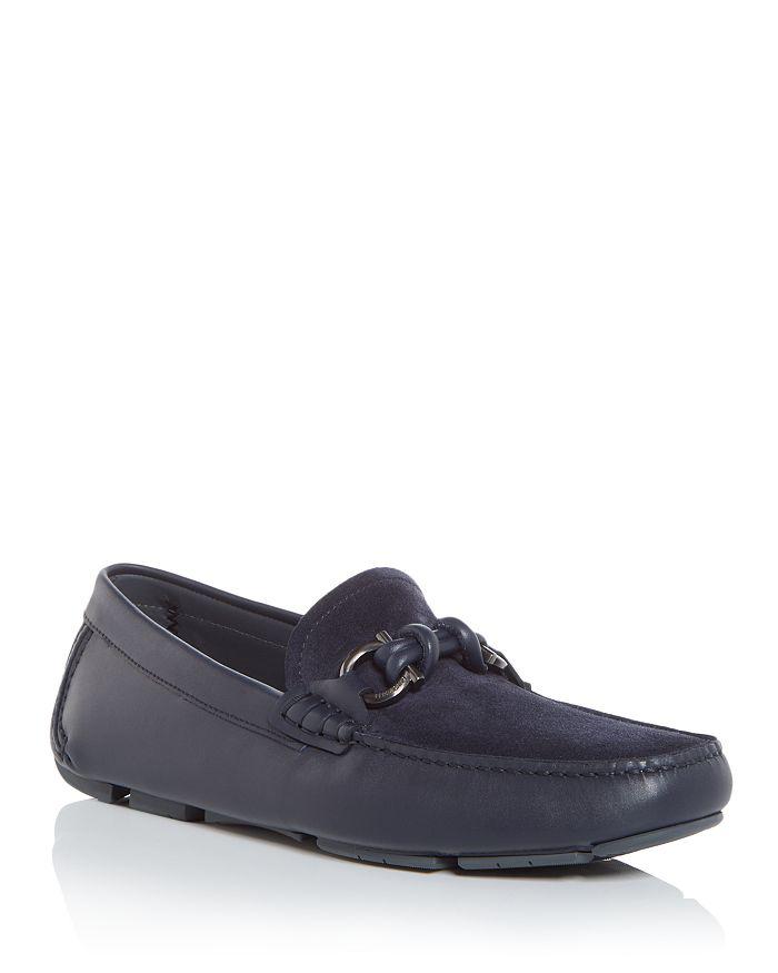 【SALVATORE FERRAGAMO】CROWN GANCINI LOAFERS FERRAGAMO Gancini Crown Bit Leather Loafers | Saks Fifth Avenue
