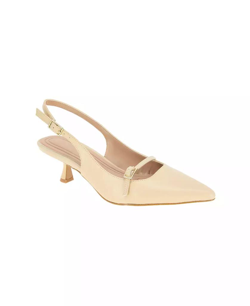 BCBG Women's Kami Slingback Kitten Heel Pumps