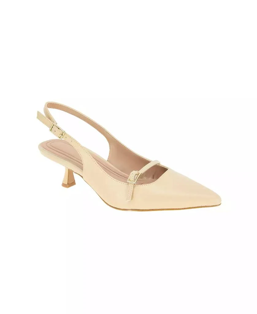 BCBG Women's Kami Slingback Kitten Heel Pumps 1