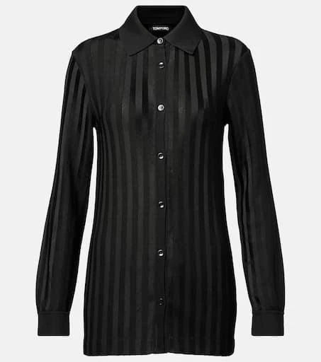 Tom Ford Knitted striped shirt 1