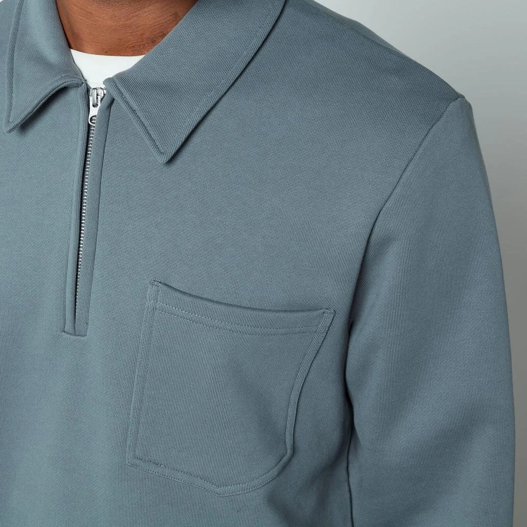 Samsøe Samsøe Samsøe Samsøe Jonathan Cotton-Jersey Half-Zip Sweatshirt 4
