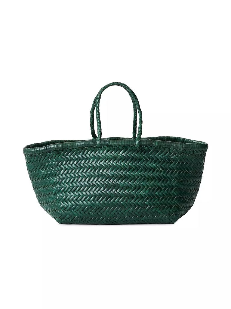 DRAGON DIFFUSION Small Triple Jump Leather Tote Bag 1