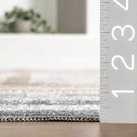 nuLOOM Aliénor Striped Machine Washable Area Rug 2