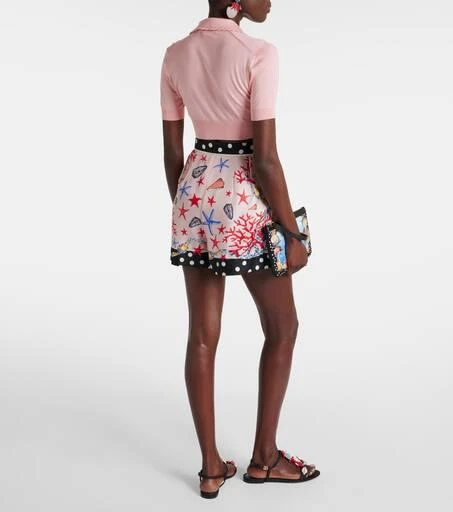 Dolce
Gabbana Capri silk crop top 3