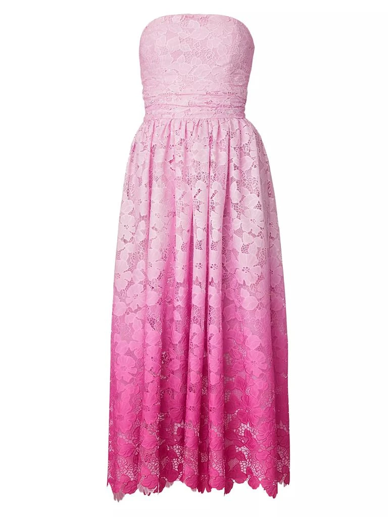 Shoshanna Tulip Ombré Floral Lace Midi-Dress 1