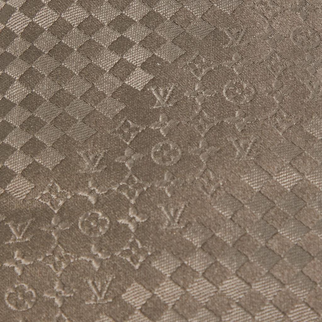 Louis Vuitton Louis Vuitton Brown LV Jacquard Silk Tie
