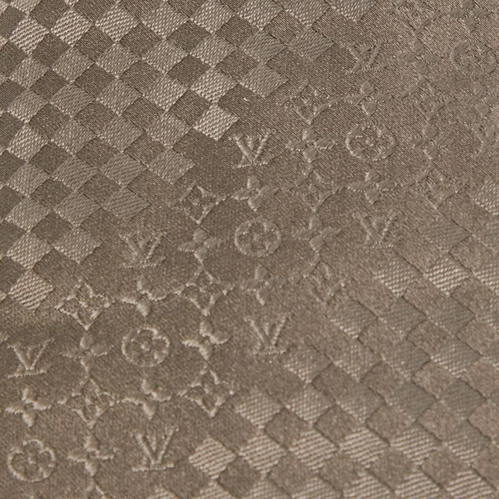 Louis Vuitton Louis Vuitton Brown LV Jacquard Silk Tie 2