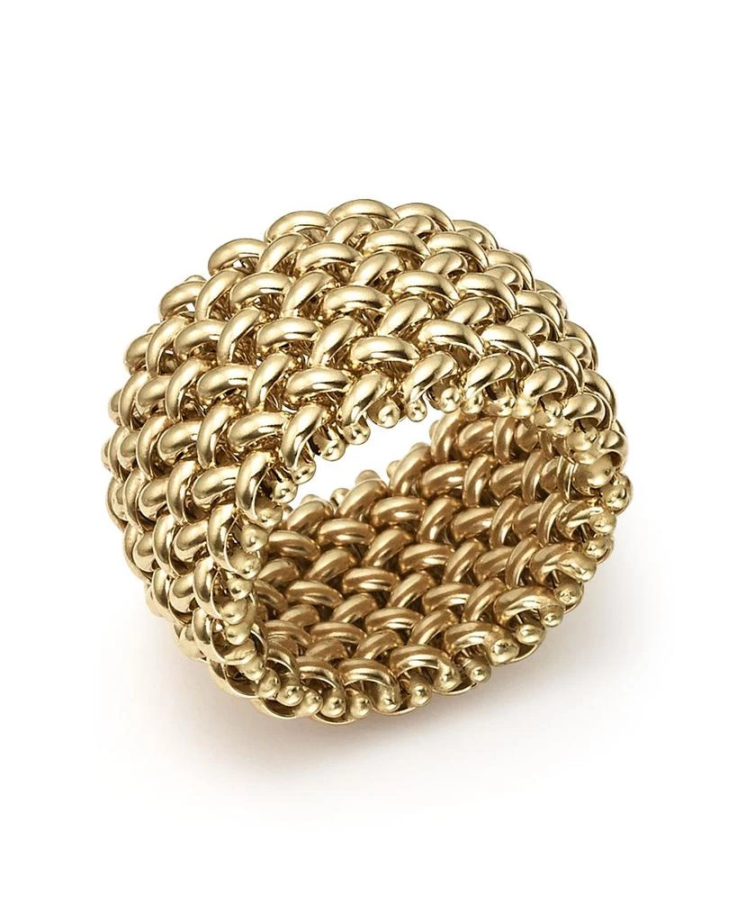 Bloomingdale's Woven Ring in 14K Yellow Gold 1