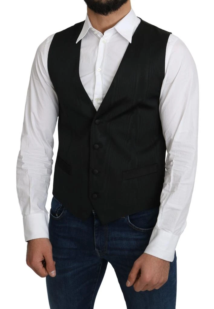 Dolce 
Gabbana 100% Silk Formal Coat Men
s Vest
