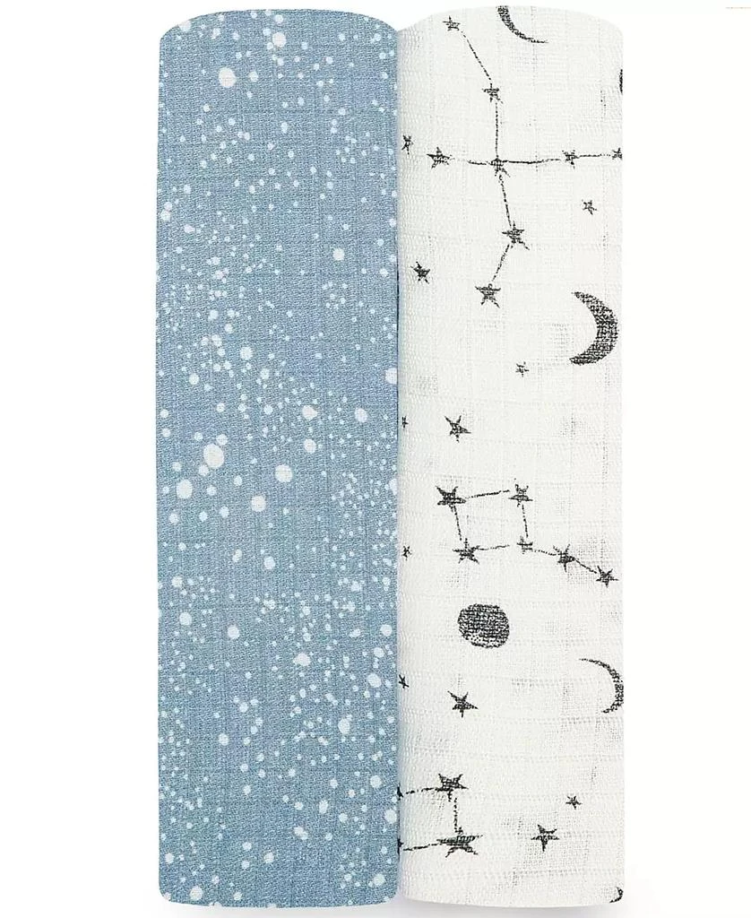 aden + anais Baby Boys or Baby Girls Silky Soft Swaddles, Pack of 2 1
