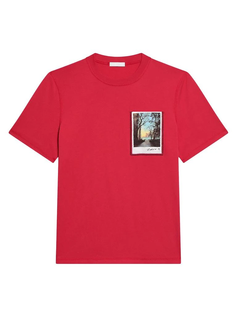 Helmut Lang Postcard Cotton Crewneck T-Shirt 6