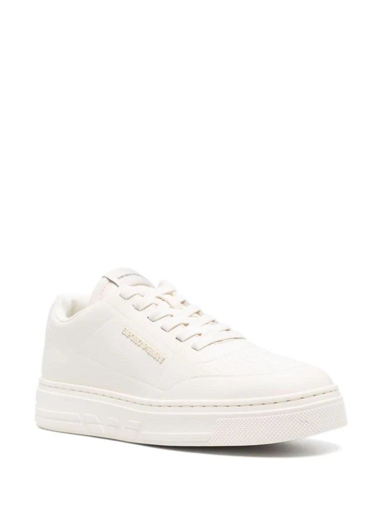 E'CLAT LOGO LEATHER SNEAKERS 4