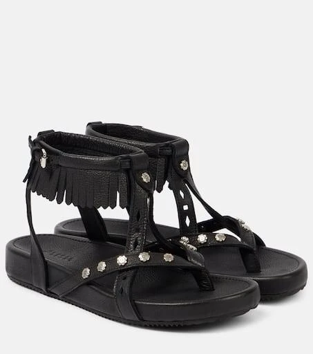 Isabel Marant Silya studded leather sandals 1
