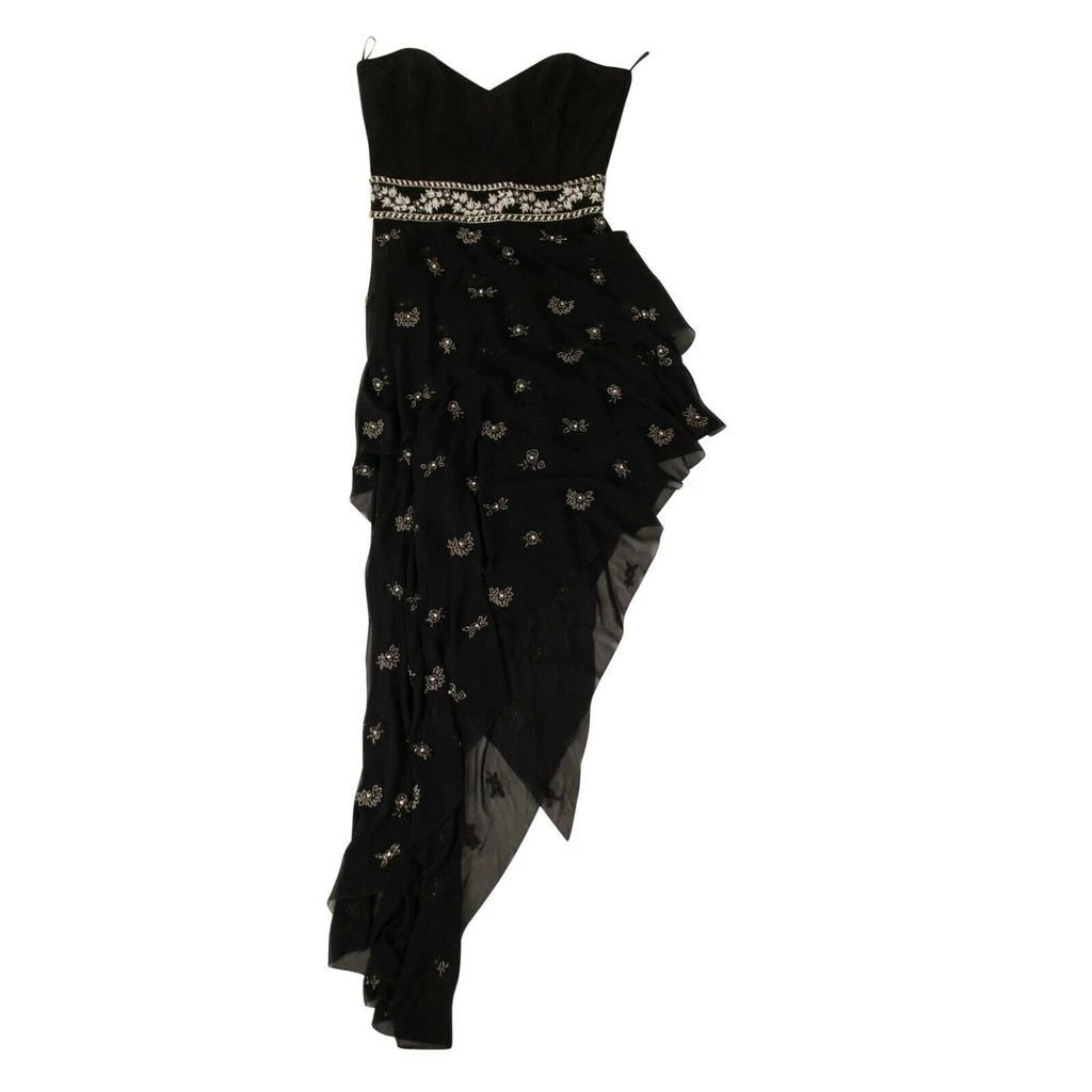 AMIRI Women's Black Embellished Strapless Dress - Shirts - BeyondStyle