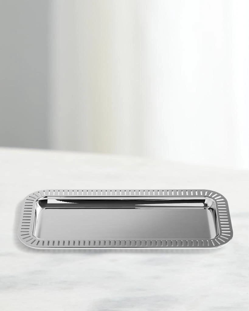 ANNA New York Striations Small Rectangle Serving Tray, 13.75" 1
