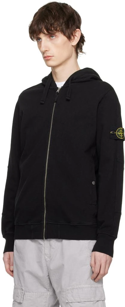 Stone Island Black Patch Hoodie 4