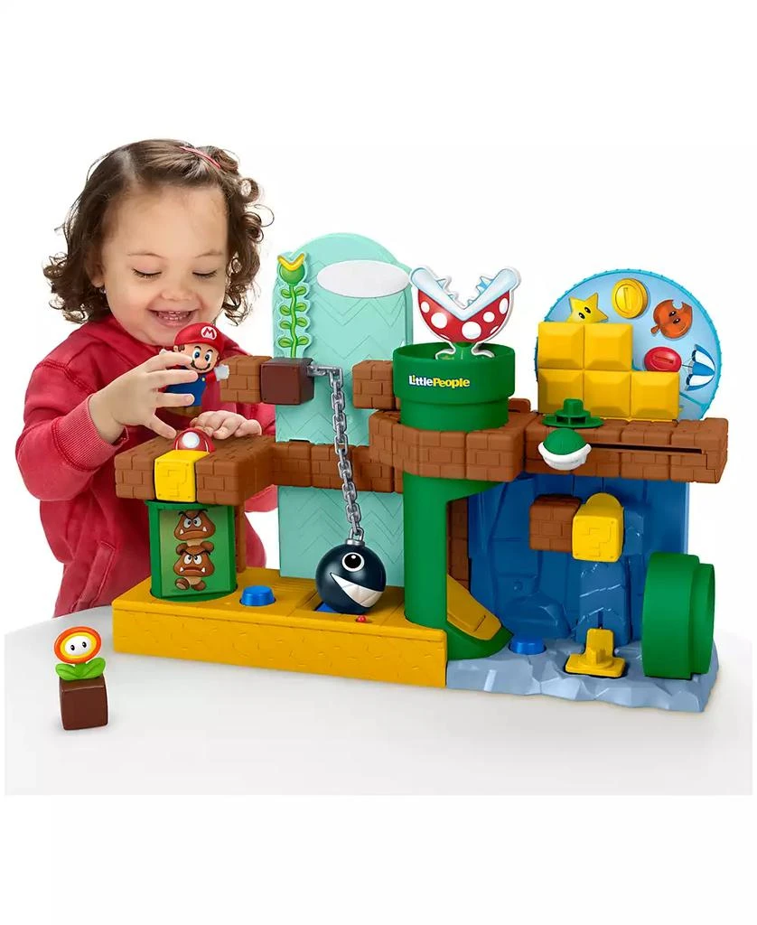 Little People Fisher Price My Mario Adventure Playset, Musical Toddler Toy with 2 Figures 6
