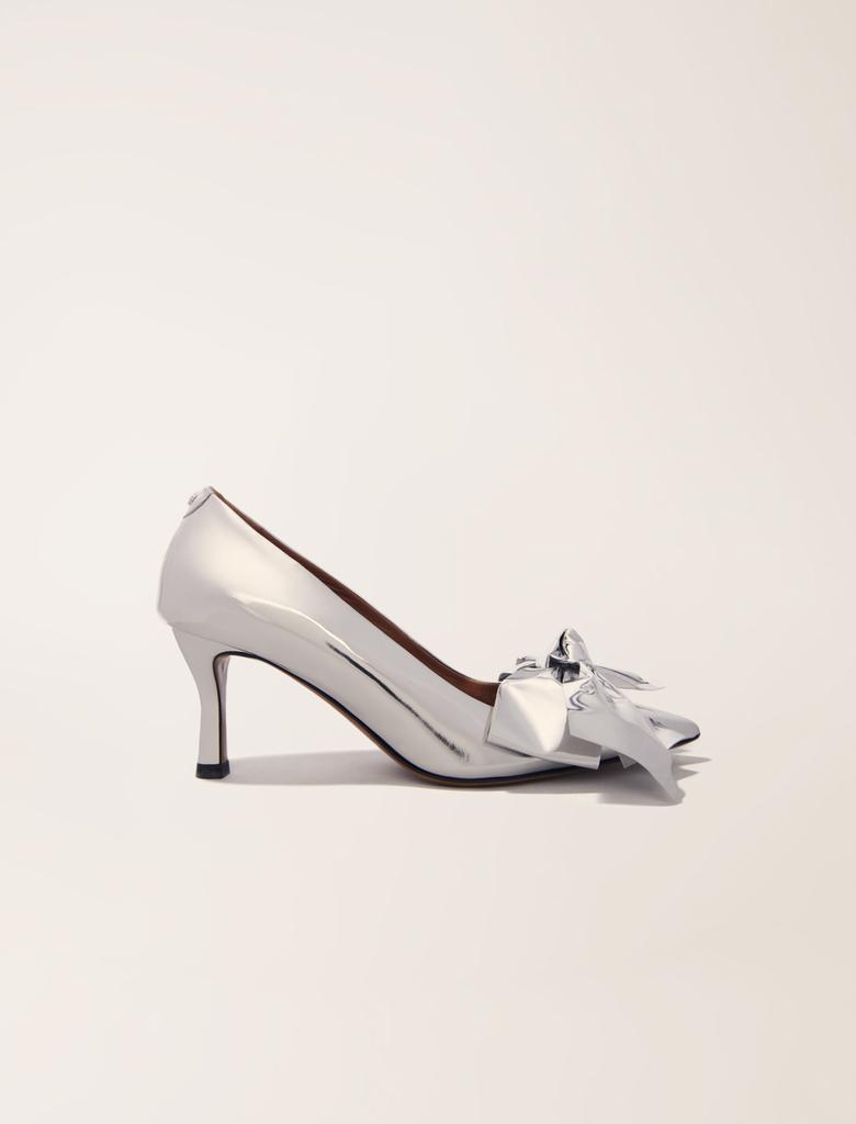 Maje Maje Woman's leather Leather pumps with bow detail for Spring/Summer