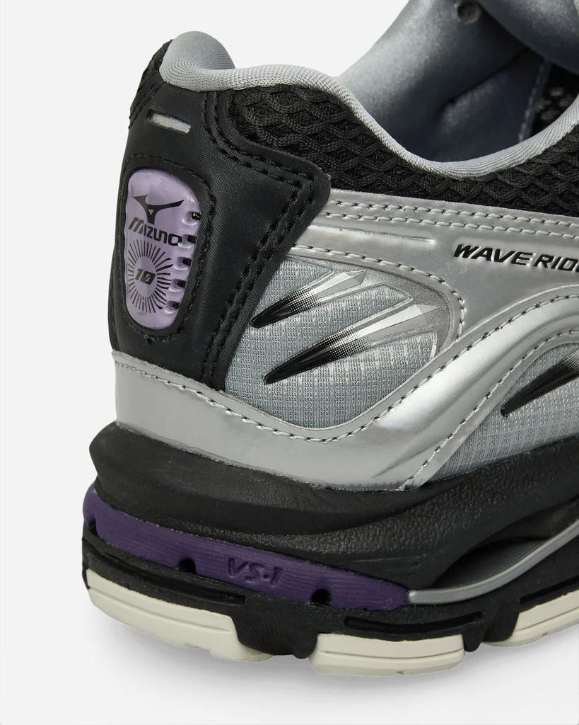Mizuno Wave Rider 10 Millennium Sneakers Black / Silver / Purple Haze 6