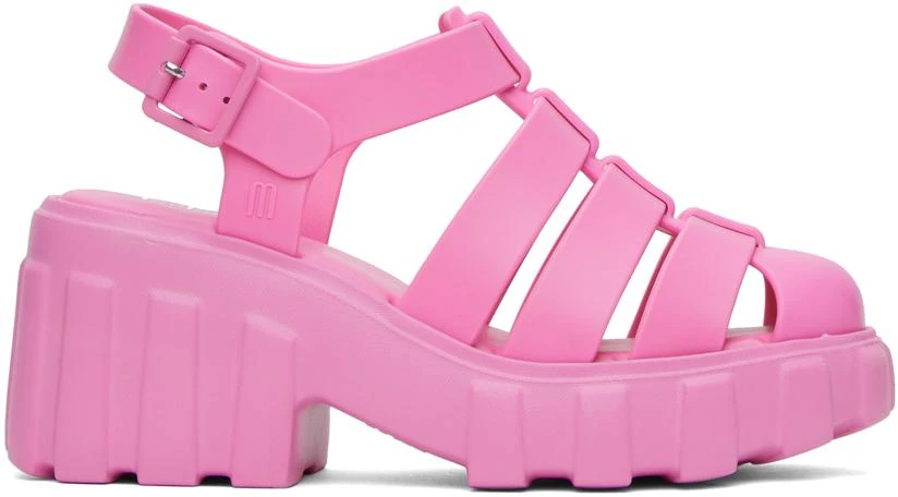 Melissa Pink Megan Platform Heeled Sandals 1