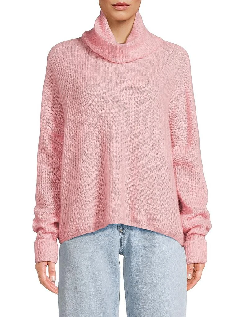 COLORUSH Mahalia Amara Cashmere-Blend Turtleneck Sweater 3