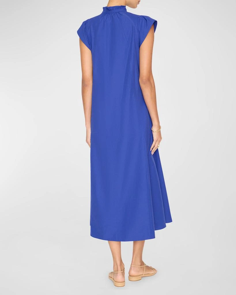 Brochu Walker Newport Cap-Sleeve A-Line Midi Dress 4