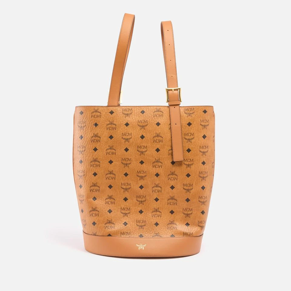 MCM MCM Aren VI Leather Tote Bag 1