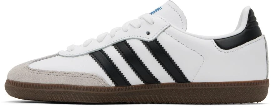 adidas Originals White Samba OG Sneakers 3