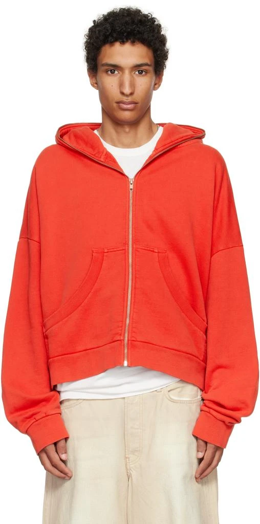 Entire Studios Red Eternal Zip Hoodie 1