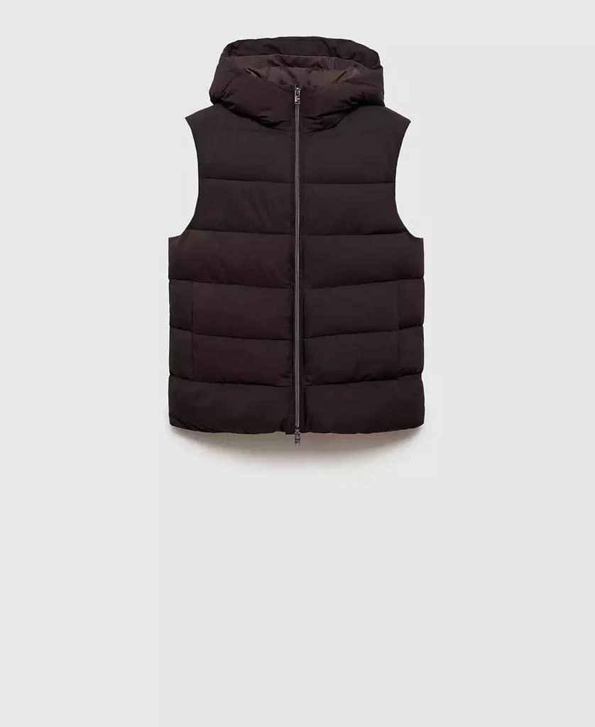 Mango Men's Water-Repellent Quilted Vest 3