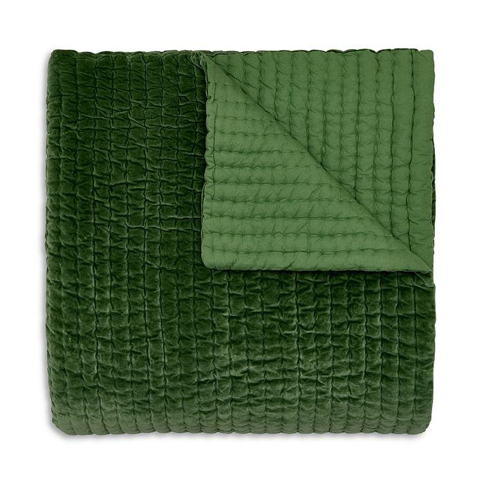 John Robshaw Velvet Quilted Coverlet, Queen