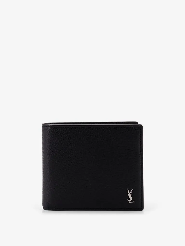 Yves Saint Laurent Tiny hammered leather wallet