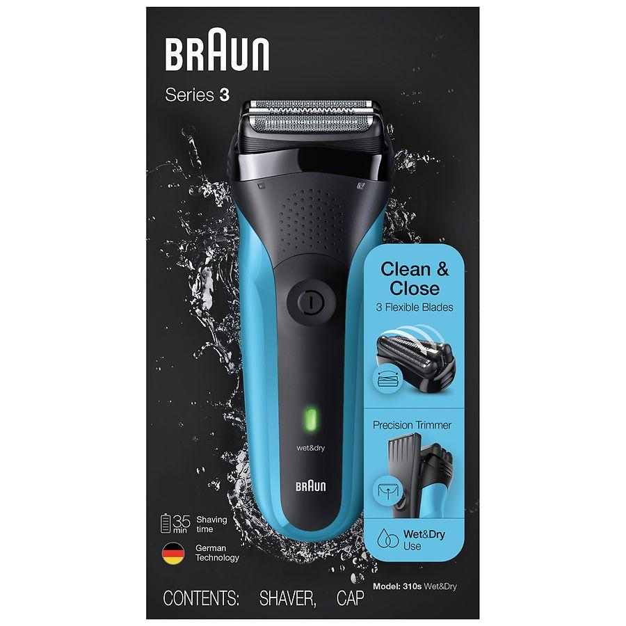 Braun 310s Wet & Dry Electric Shaver for Men / Rechargeable Electric Razor