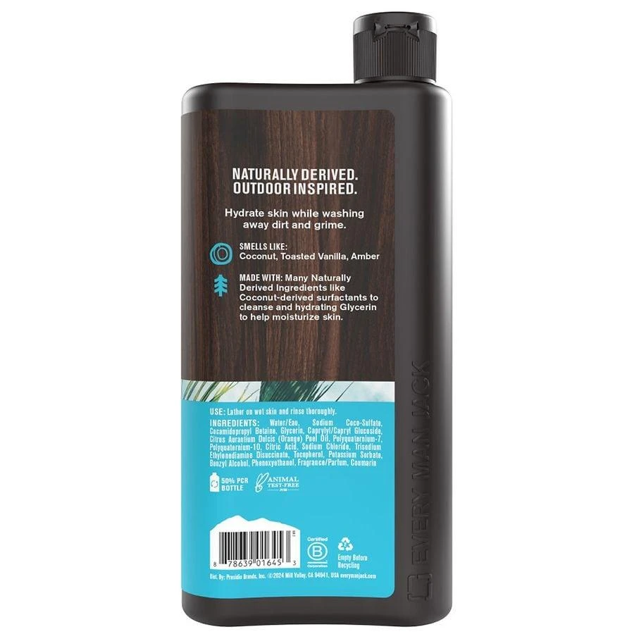 Every Man Jack Body Wash Coconut + Vanilla 2