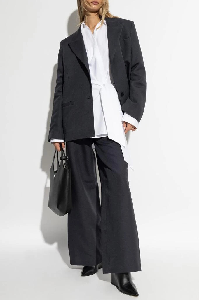 GAUGE81 GAUGE81 Asymmetric Draped Blouse Top 2