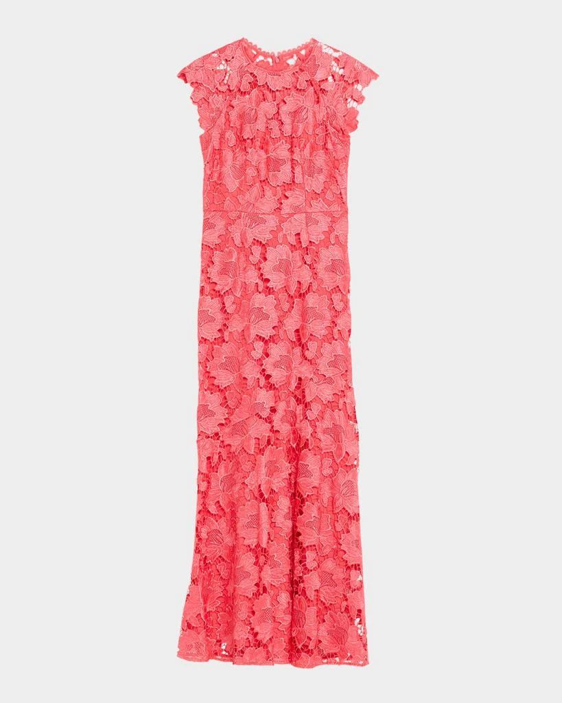 Shoshanna Women's Raven Lace Dress - Orange - Size 4 - Coral
