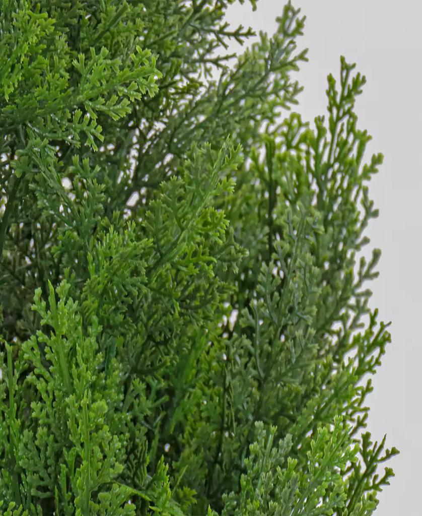 National Tree Company 50 Cedar Tree in Dark Green Round Growers Pot