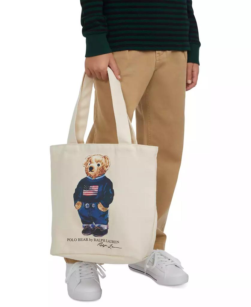 Ralph Lauren Kids Polo Bear Canvas Tote Bag - Tote Bags