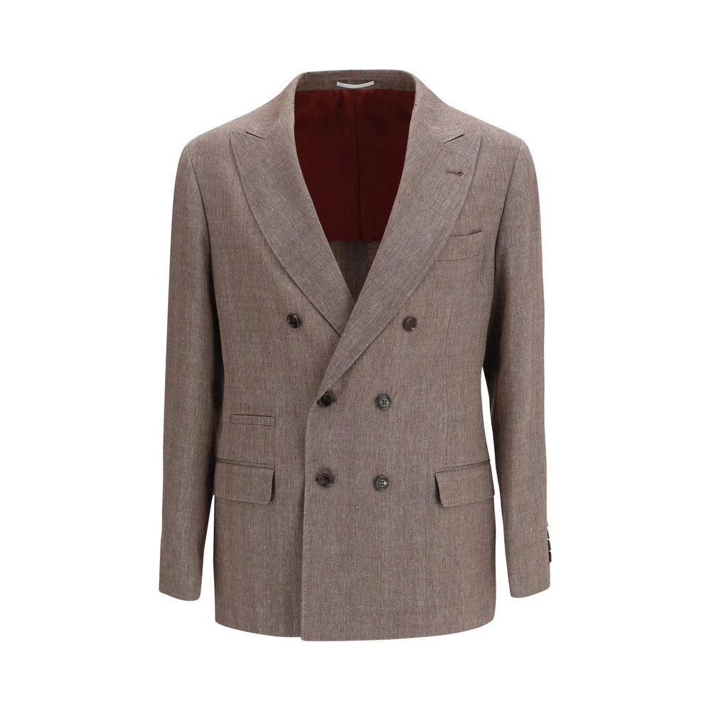 Brunello Cucinelli Linen Men
s Blazer