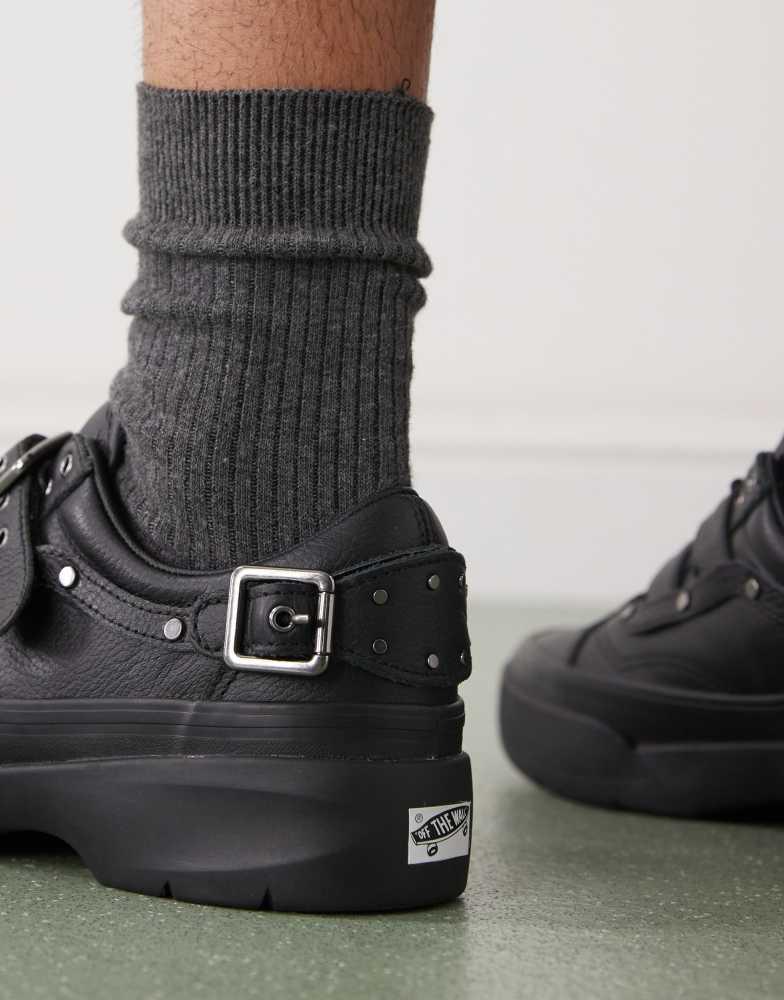 Vans VansPremium Old Skool Buckle shoes in black