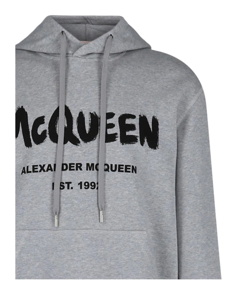 Alexander McQueen Graffiti Logo Hooded Sweatshirt 3