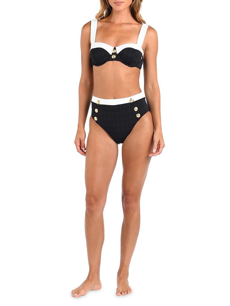 L'Agence Colorblock Chic Alexandria Underwire Bikini Top