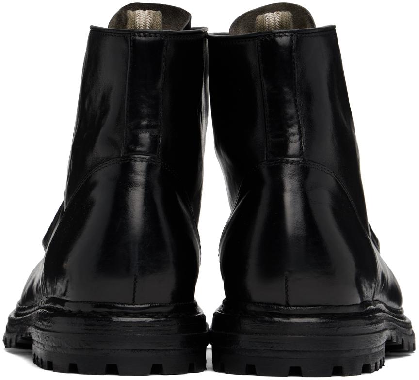 Officine Creative Black Volcov 010 Boots