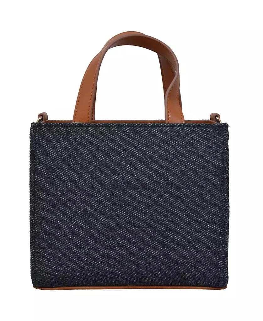 Bebe Rian Denim Mini Satchel Bag 3