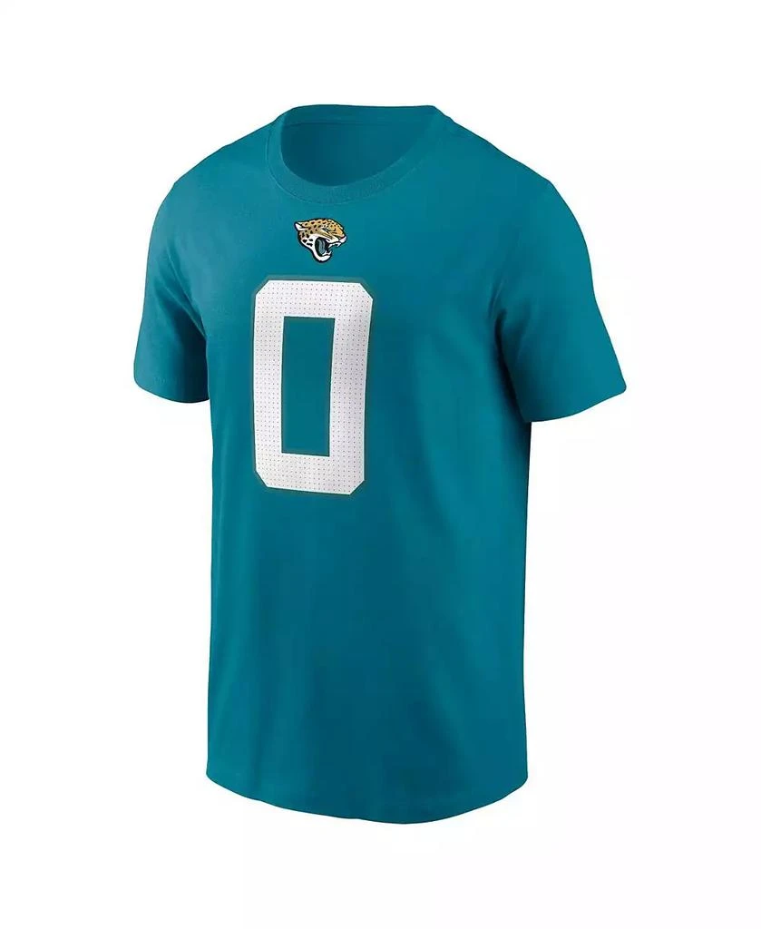 NIKE Men's Calvin Ridley Teal Jacksonville Jaguars Player Name and Number T-shirt 2